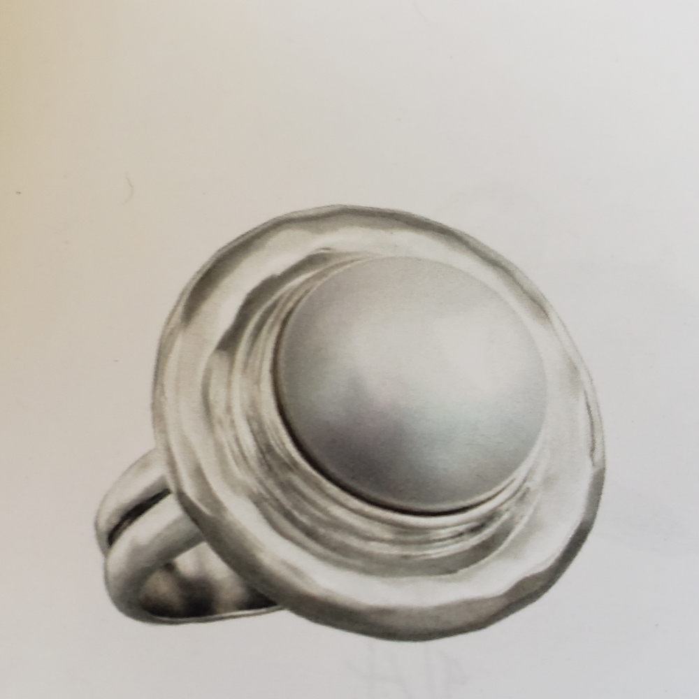 Silpada Sterling Silver Statement Ring R3366 Size 7